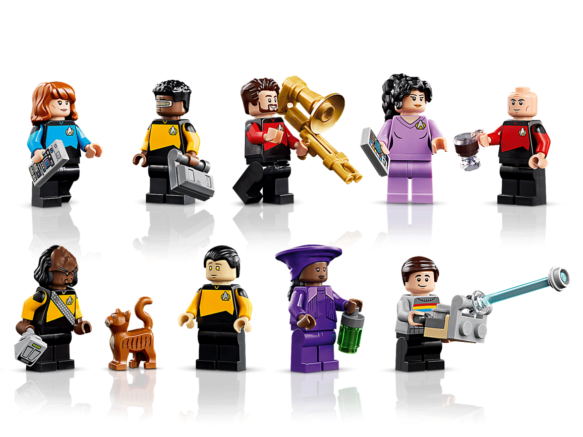 LEGO set 10356 Star Trek: U.S.S. Enterprise NCC-1701-D Minifigs