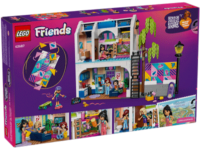 LEGO set 42687 Liann's Family House Box Back