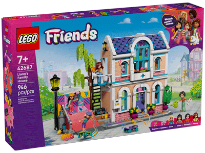 LEGO set 42687 Liann's Family House Box Front