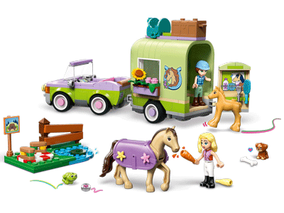 LEGO set 42695 Horse & Baby Foal Trailer