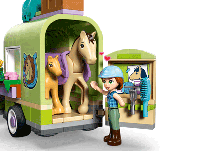 LEGO set 42695 Horse & Baby Foal Trailer