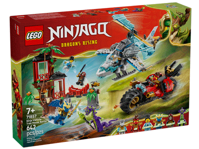 LEGO set 71857 Ninja Vehicle Tree House Battle Box Front