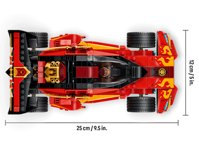 LEGO set 71867 X-1 Ninja Charger 15th Anniversary Dimensions