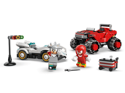 LEGO set 77118 Silver's Car vs. Knuckles' Monster Truck
LEGO Sonic the Hedgehog