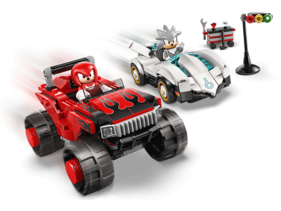 LEGO set 77118 Silver's Car vs. Knuckles' Monster Truck
LEGO Sonic the Hedgehog