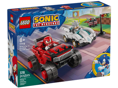 LEGO set 77118 Silver's Car vs. Knuckles' Monster Truck
LEGO Sonic the Hedgehog Box Front