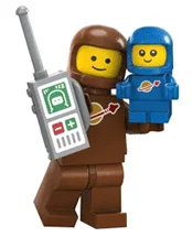 Brown Astronaut and Space Baby