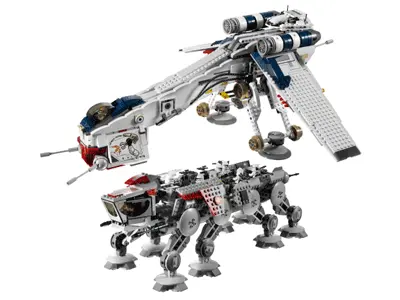 LEGO Republic Dropship with AT-OT Walker set 10195