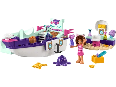LEGO Gabby & MerCat's Ship & Spa set 10786