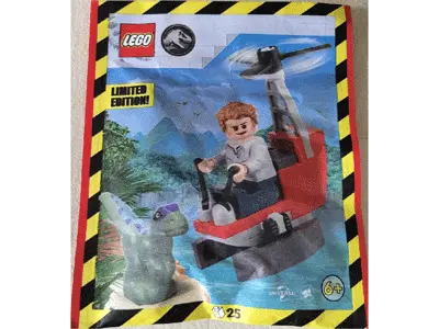 Owen with Helicopter - Paper Bag