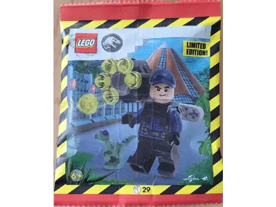 LEGO Ranger and Raptor - Paper Bag set 122501