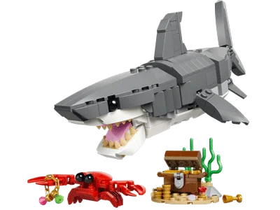 LEGO Fierce Shark with a Treasure Chest set 31381