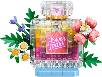 LEGO Floral Decor Perfume Bottle set 31383