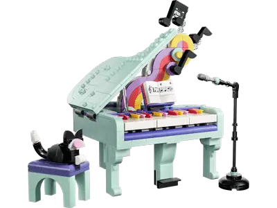 LEGO Music Decor Piano with Cat set 31392