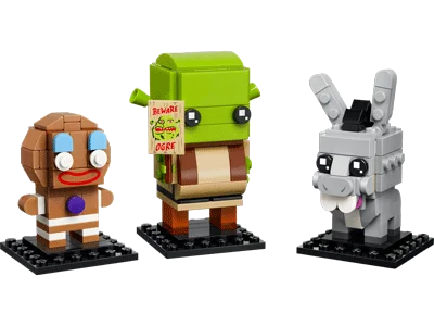 Shrek, Donkey & Gingy Figures