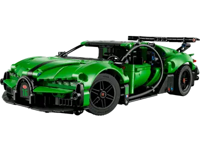 LEGO Green Bugatti Chiron Pur Sport Hypercar set 42241
