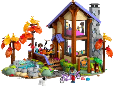 LEGO Cozy Fall Forest Cabin set 42705