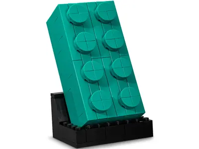 LEGO 2x4 Teal Brick set 5006291