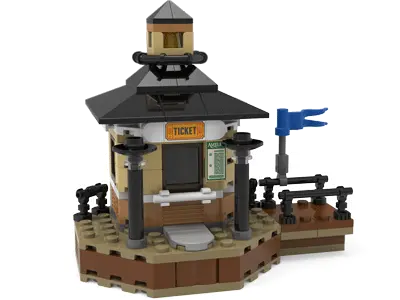 LEGO Amelia Ticket Booth set 5009157