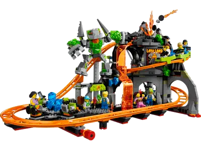 LEGO Lava Land Roller Coaster Park set 60501