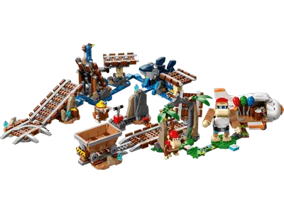 LEGO Diddy Kong's Mine Cart Ride Expansion Set set 71425