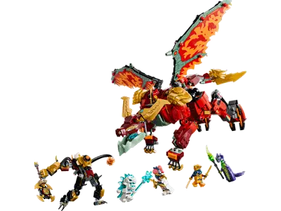 LEGO Wyldfyre's Transforming Dragon Mech set 71868