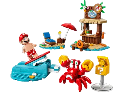 LEGO Mario's Beach Adventures set 72055