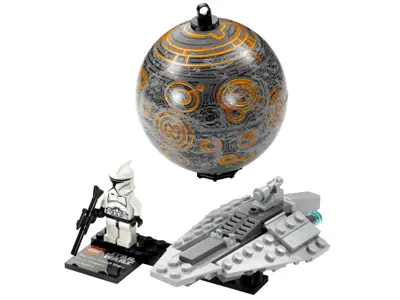 Republic Assault Ship & Planet Coruscant