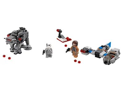 LEGO Ski Speeder vs. First Order Walker Microfighters set 75195