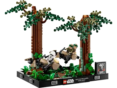 LEGO Endor Speeder Chase Diorama set 75353