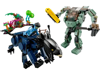 LEGO Neytiri & Thanator vs. AMP Suit Quaritch set 75571