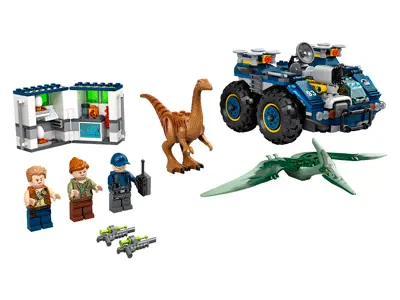 Gallimimus and Pteranodon Breakout