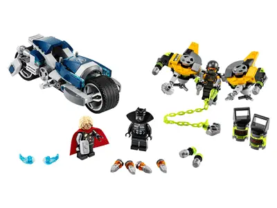 Avengers Speeder Bike Attack