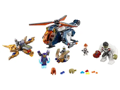 LEGO Avengers Hulk Helicopter Rescue set 76144