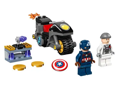 Captain America and Hydra Face-Off