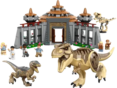 LEGO Visitor Center: T. rex & Raptor Attack set 76961