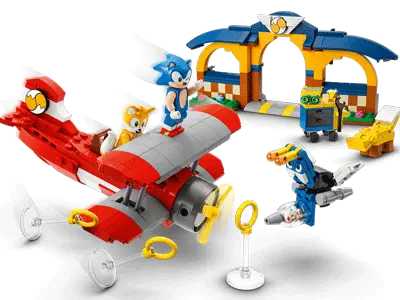 LEGO Tails' Workshop and Tornado Plane set 76991