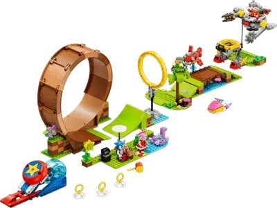 LEGO Sonic's Green Hill Zone Loop Challenge set 76994