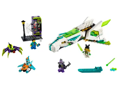 LEGO White Dragon Horse Jet set 80020