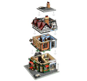 LEGO set 10350 Tudor Corner