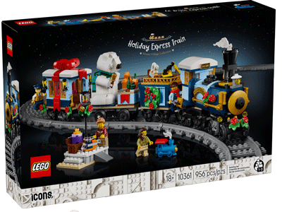 10361-box-front LEGO set 10361 Holiday Express Train Box Front