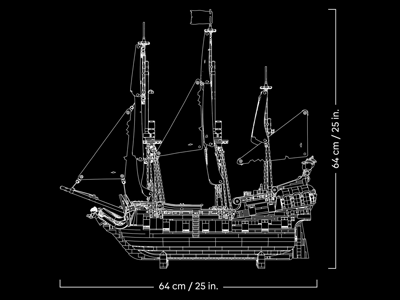 LEGO set 10365 Captain Jack Sparrow's Pirate Ship