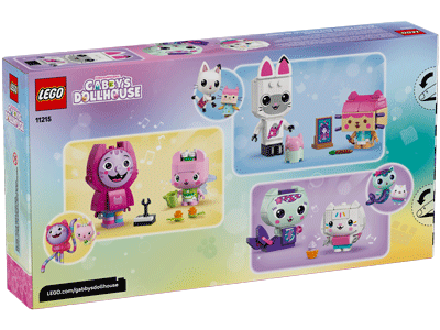 LEGO set 11215 Gabby's Brick-Built Cat Friends Box Back