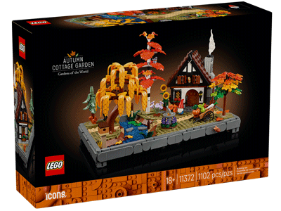 LEGO set 11372 Autumn Cottage Garden Box Front