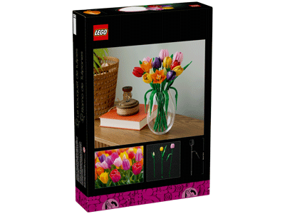 LEGO set 11501 Tulip Bouquet Box Back