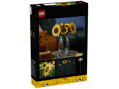 LEGO set 11502 Sunflower Bouquet Box Back