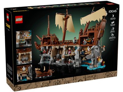 LEGO set 21363 The Goonies Box Back