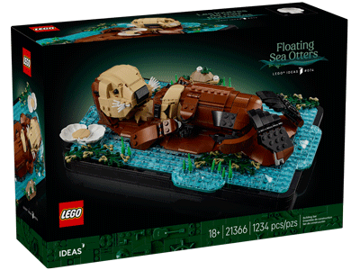 LEGO set 21366 Floating Sea Otters Box Front