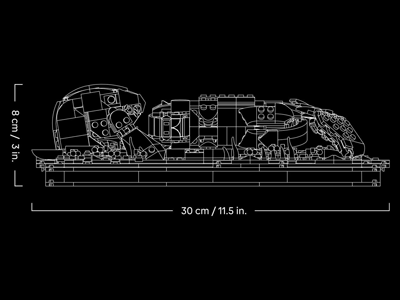 LEGO set 21366 Floating Sea Otters Dimensions