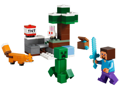 21583 LEGO set 21583 Steve's Taiga Adventure